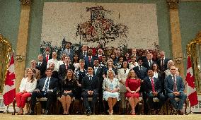 Cabinet Swearing-In Ceremony - Ottawa