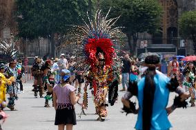 698th Anniversary Of The Foundation Of Tenochtitlan - Mexico City