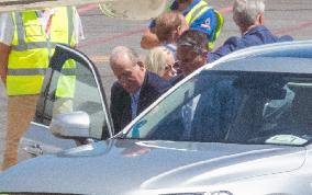King Juan Carlos Arrives In Vigo
