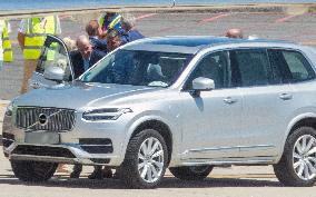 King Juan Carlos Arrives In Vigo