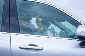 King Juan Carlos Arrives In Vigo