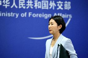 Chinese Foreign Ministry spokeswoman