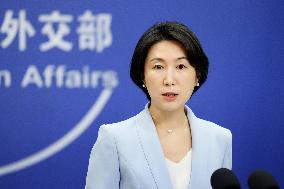 Chinese Foreign Ministry spokeswoman