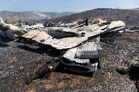 GREECE-VOLOS-WILDFIRES