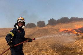 GREECE-VOLOS-WILDFIRES