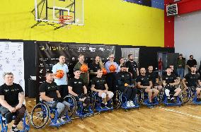 Open training session of Invictus Games 2023 Team Ukraine in wheelchair basketball