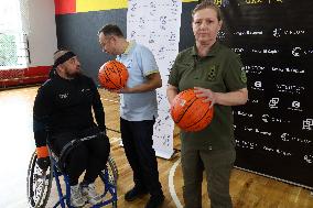 Open training session of Invictus Games 2023 Team Ukraine in wheelchair basketball