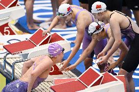 (SP)JAPAN-FUKUOKA-WORLD AQUATICS CHAMPIONSHIPS-SWIMMING-DAY 5