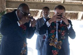 Macron meets Vanuatu Prime Minister - Vanuatu