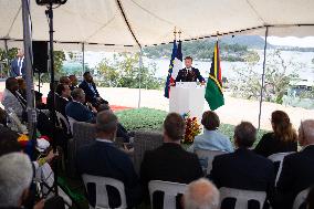 Macron meets Vanuatu Prime Minister - Vanuatu