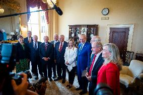 Giorgia Meloni Visits The Capitol - Washington