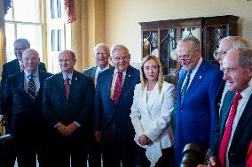 Giorgia Meloni Visits The Capitol - Washington