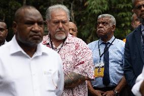 Macron Visits The Varirata National Park Forest - Papua New Guinea