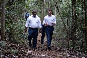Macron Visits The Varirata National Park Forest - Papua New Guinea