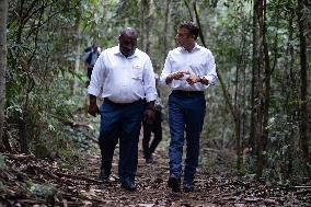 Macron Visits The Varirata National Park Forest - Papua New Guinea