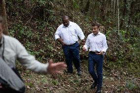 Macron Visits The Varirata National Park Forest - Papua New Guinea