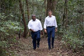 Macron Visits The Varirata National Park Forest - Papua New Guinea