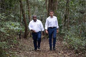 Macron Visits The Varirata National Park Forest - Papua New Guinea