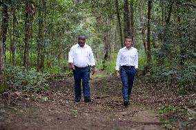 Macron Visits The Varirata National Park Forest - Papua New Guinea