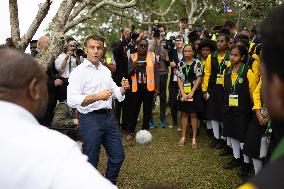 Macron Visits The Varirata National Park Forest - Papua New Guinea