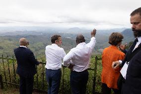Macron Visits The Varirata National Park Forest - Papua New Guinea