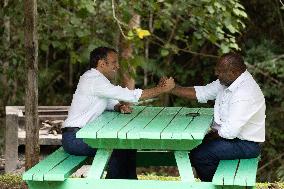 Macron Visits The Varirata National Park Forest - Papua New Guinea