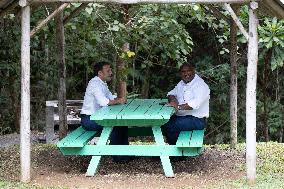Macron Visits The Varirata National Park Forest - Papua New Guinea