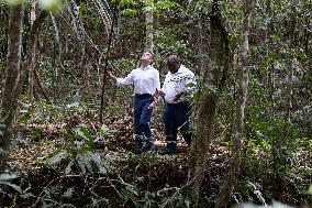 Macron Visits The Varirata National Park Forest - Papua New Guinea