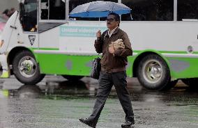 Yellow And Orange Alert Activated After Rains And Strong Winds In Mexico City