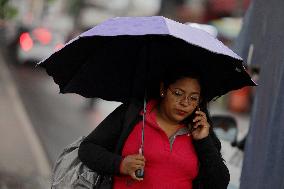 Yellow And Orange Alert Activated After Rains And Strong Winds In Mexico City