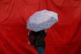 Yellow And Orange Alert Activated After Rains And Strong Winds In Mexico City