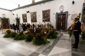 Andrea Purgatori, The Funeral Chamber In The Campidoglio. For The Last Farewell