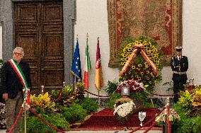 Andrea Purgatori, The Funeral Chamber In The Campidoglio. For The Last Farewell