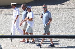 King Felipe Upon His Arrival At The Port - Palma De Mallorca