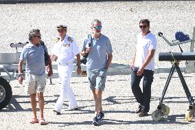 King Felipe Upon His Arrival At The Port - Palma De Mallorca