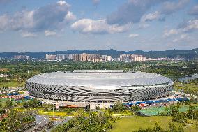 (Chengdu Universiade)CHINA-SICHUAN-CHENGDU-WORLD UNIVERSITY GAMES-OPENING CEREMONY-READY(CN)