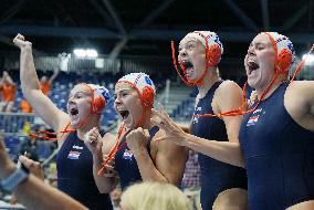 (SP)JAPAN-FUKUOKA-WORLD AQUATICS CHAMPIONSHIPS-WATER POLO-WOMEN-FINAL-NED VS ESP