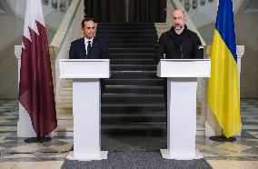 Meeting of PMs of Ukraine and Qatar in Kyiv