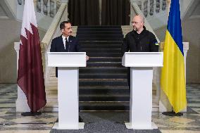 Meeting of PMs of Ukraine and Qatar in Kyiv