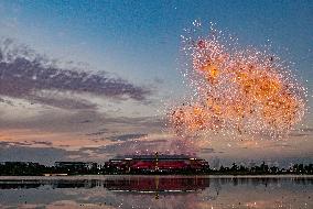 (Chengdu Universiade)CHINA-SICHUAN-CHENGDU-WORLD UNIVERSITY GAMES-OPENING CEREMONY(CN)