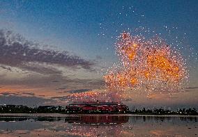 (Chengdu Universiade)CHINA-SICHUAN-CHENGDU-WORLD UNIVERSITY GAMES-OPENING CEREMONY(CN)