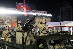 DPRK-PYONGYANG-MILITARY PARADE