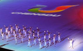 (Chengdu Universiade)CHINA-SICHUAN-CHENGDU-WORLD UNIVERSITY GAMES-OPENING CEREMONY(CN)