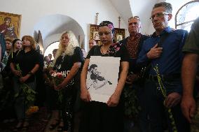 Funeral Service Of A Violinist And Ukrainian Serviceman Davyd Yakushyn In Kyiv