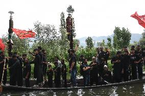 Muharram Procession In Dal Lake In Kashmir