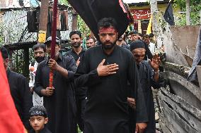 Muharram Procession In Dal Lake In Kashmir