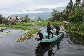 Muharram Procession In Dal Lake In Kashmir