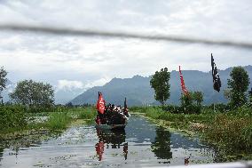 Muharram Procession In Dal Lake In Kashmir