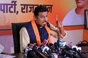 BJP MP Rajyavardhan Singh Rathore In Jaipur