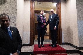 Emmanuel Macron meets Sri Lanka president - Colombo